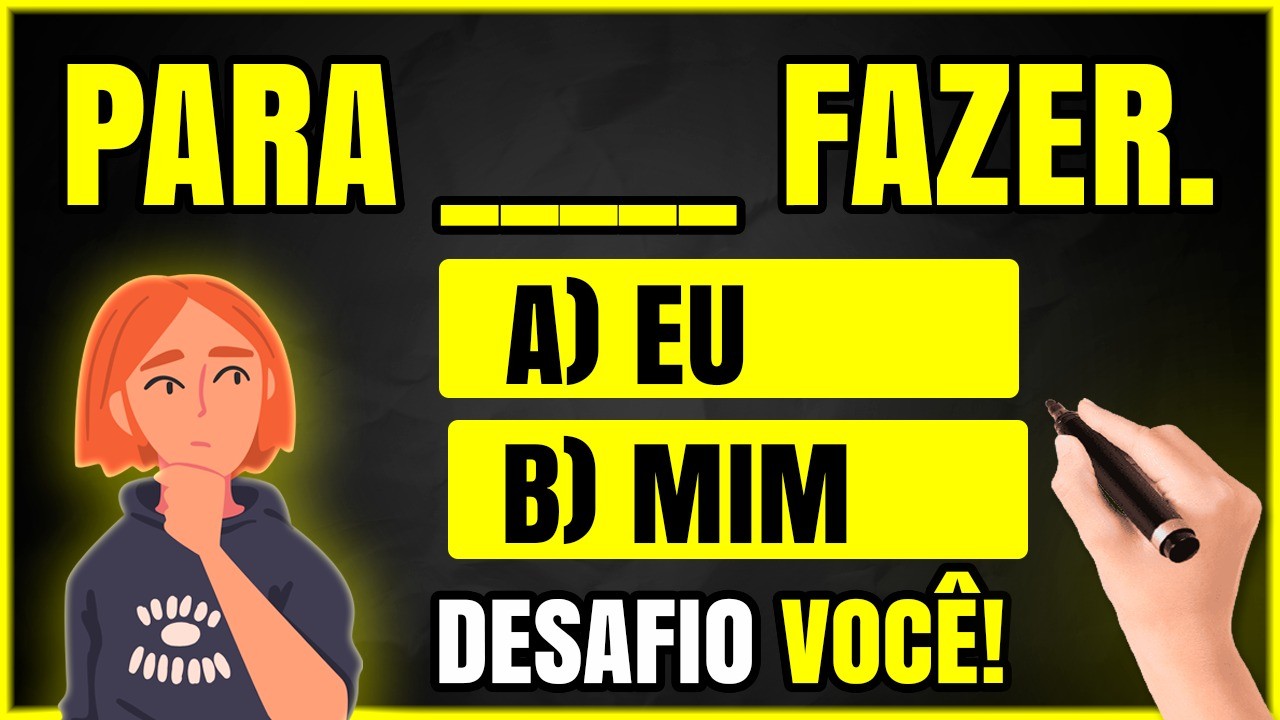 PARA MIM OU PARA EU? Qual é o CORRETO? Aprenda AGORA Mesmo!