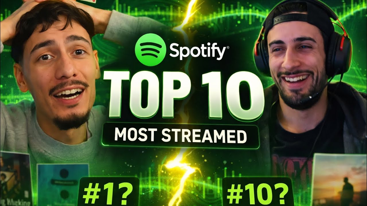 Kannst du die Top 10 Spotify Songs erraten? (seeehr schwer)😱😳 | Top10 Challenge 