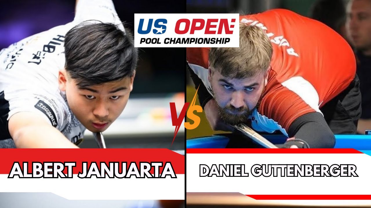 Daniel Guttenberger vs Albert Januarta - 2025 US Open Pool Championship #highlights #9ball