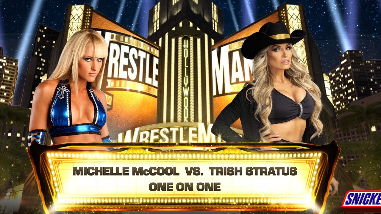 WWE 2K24 Michelle McCool vs Trish Stratus one on one