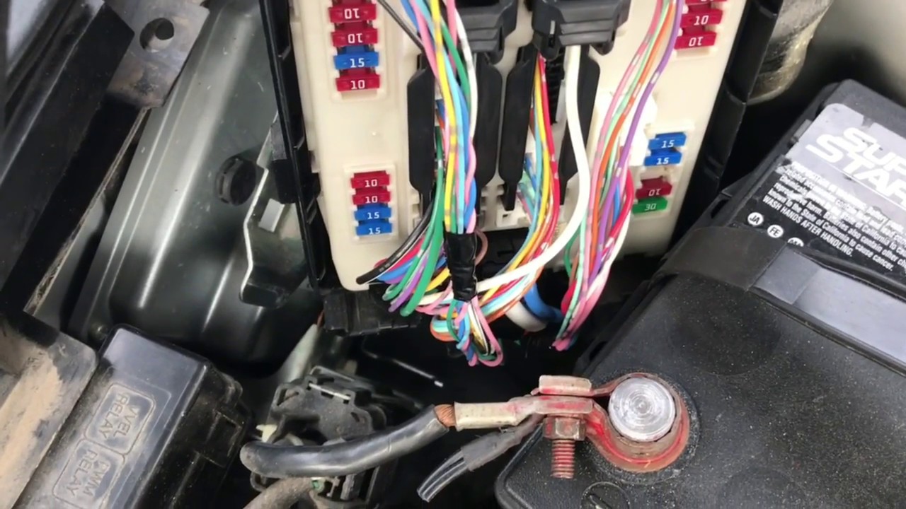 2008 G37s coupe Fuse Box Removal inside engine bay