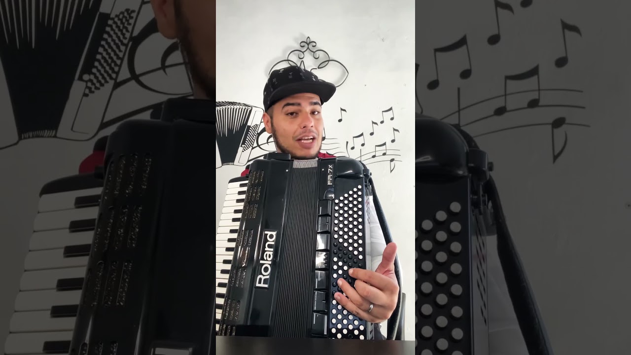Como Fazer o Acordeon Menor no Baixo do Acordeon ?  #acordeon #aulasdesanfona