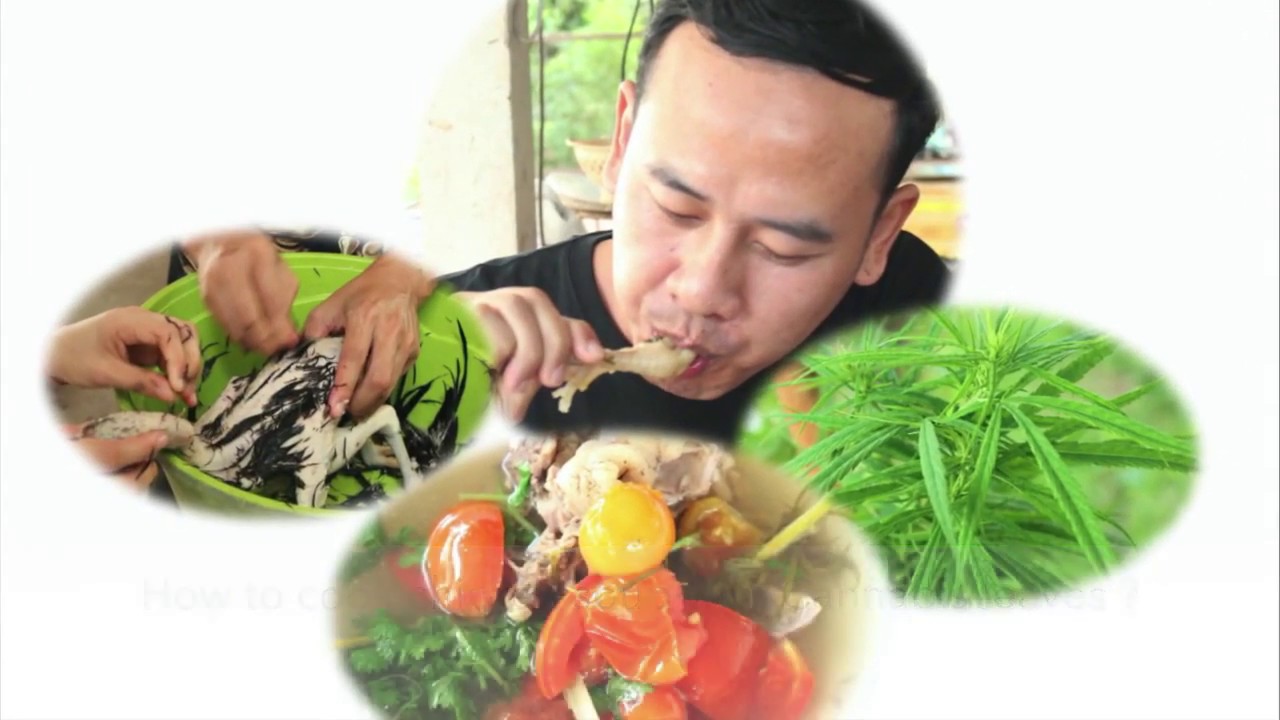 How to cook chicken soup with Cannabis leaves ?