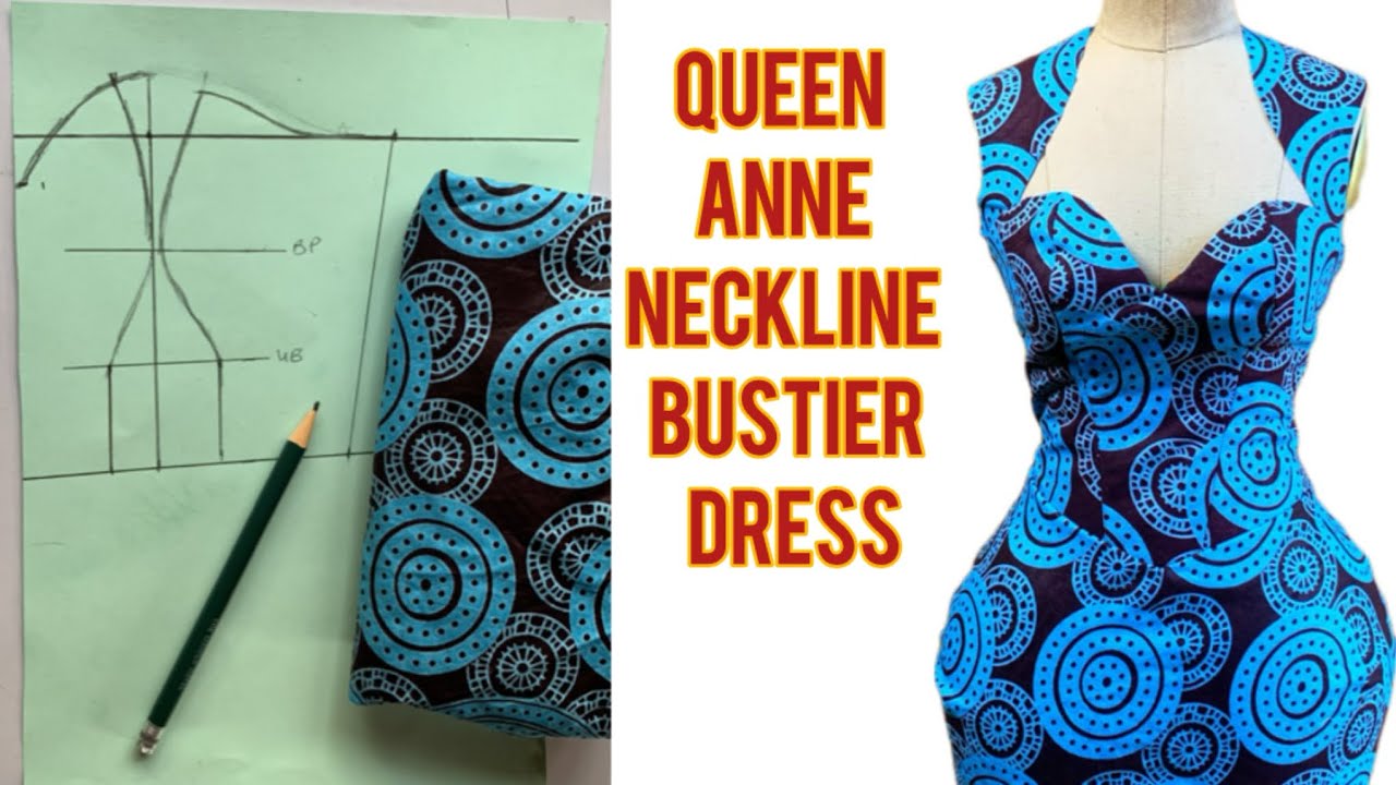 How To Make A Bustier Dress With Queen Anne Neckline