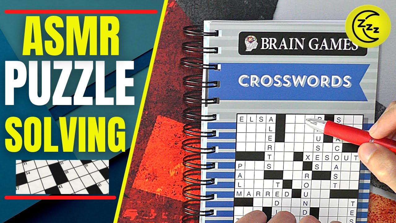 [ASMR] CROSSWORD: GAME SEASON IS OPEN | Soft Spoken + Chewing Gum