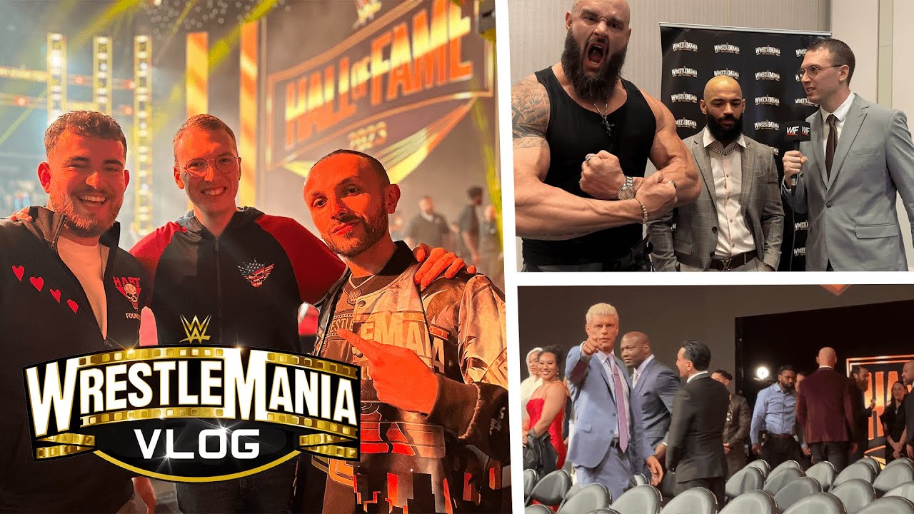 Les coulisses du WWE Hall of Fame 2023 ! VLOG #2