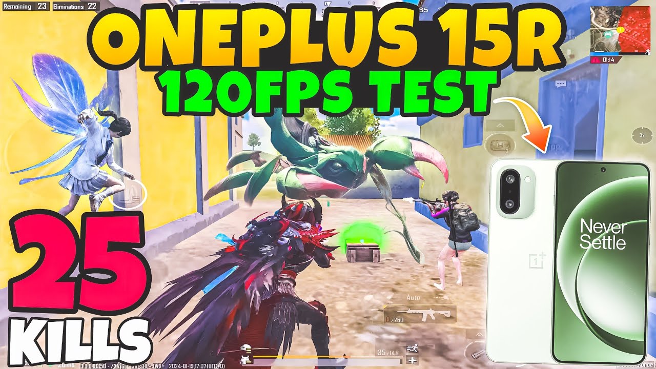 🔥OnePlus 15R: 120fps BGMI 4.2 Update Pro Player Challenge!