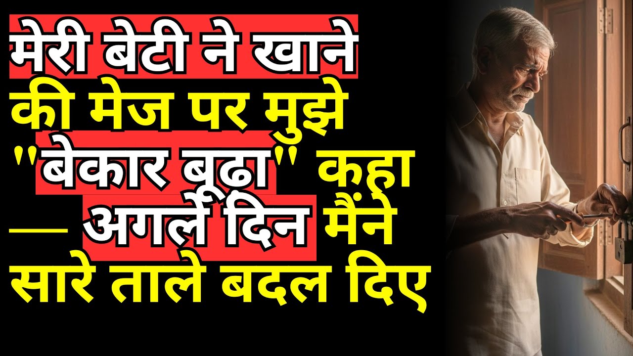 मेरी बेटी ने खाने की मेज पर मुझे 