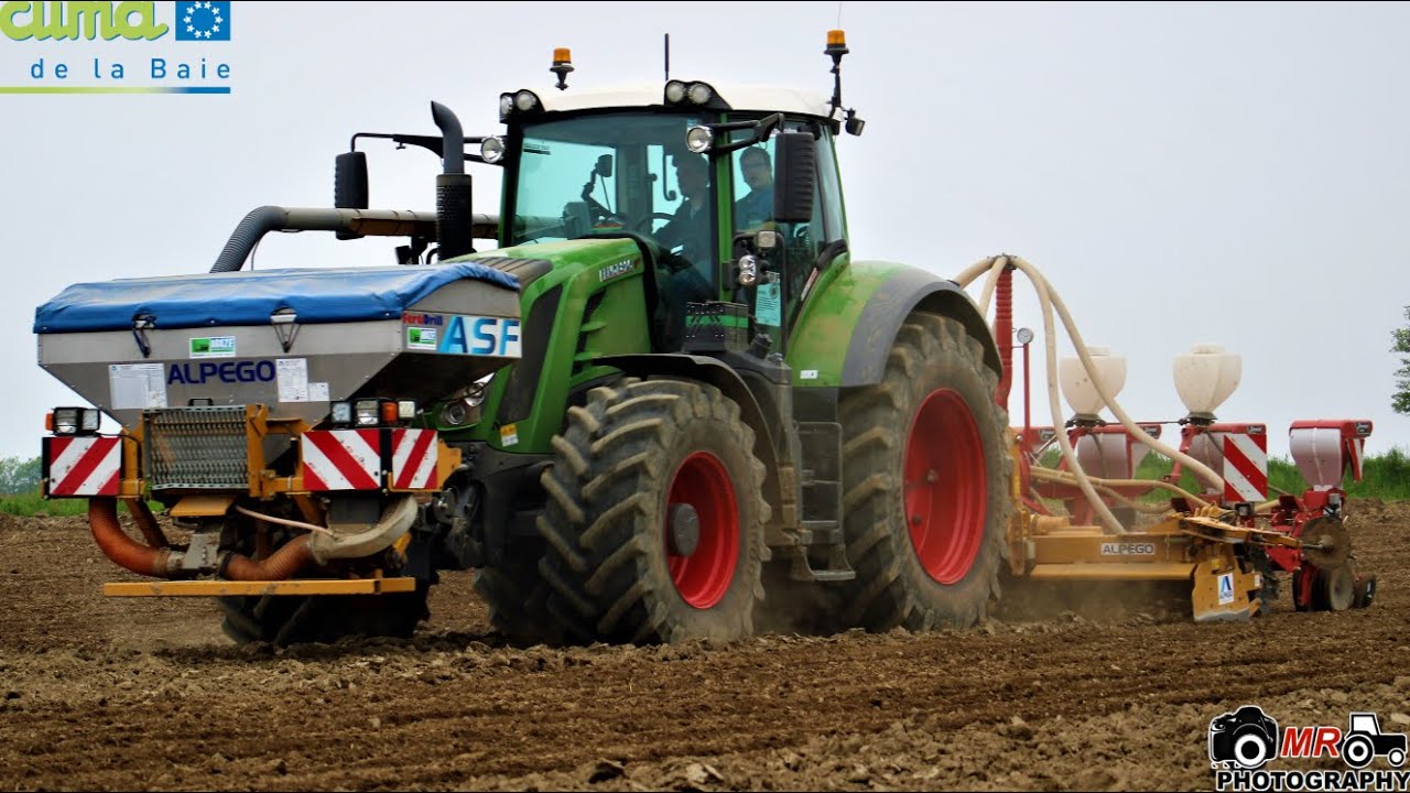 La CUMA de la Baie au semis de maïs avec un nouveau tracteur !