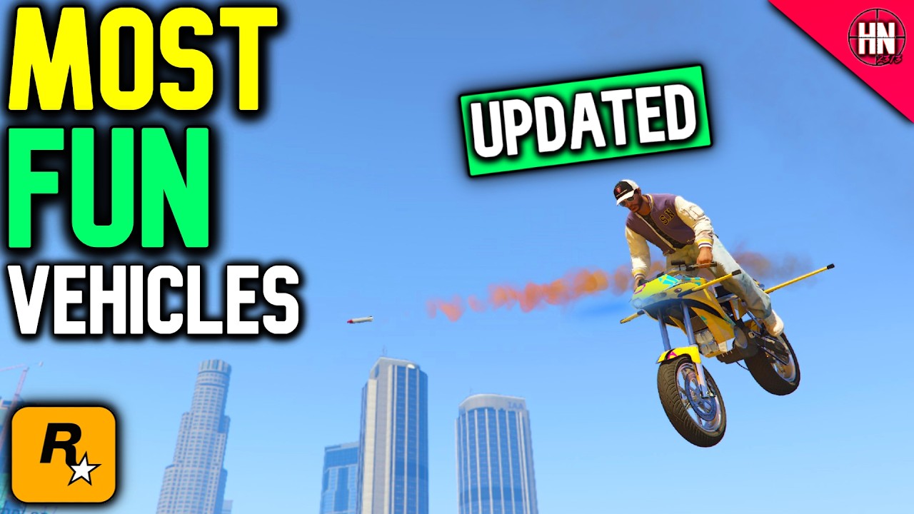 Top 10 MOST FUN Vehicles In GTA Online!