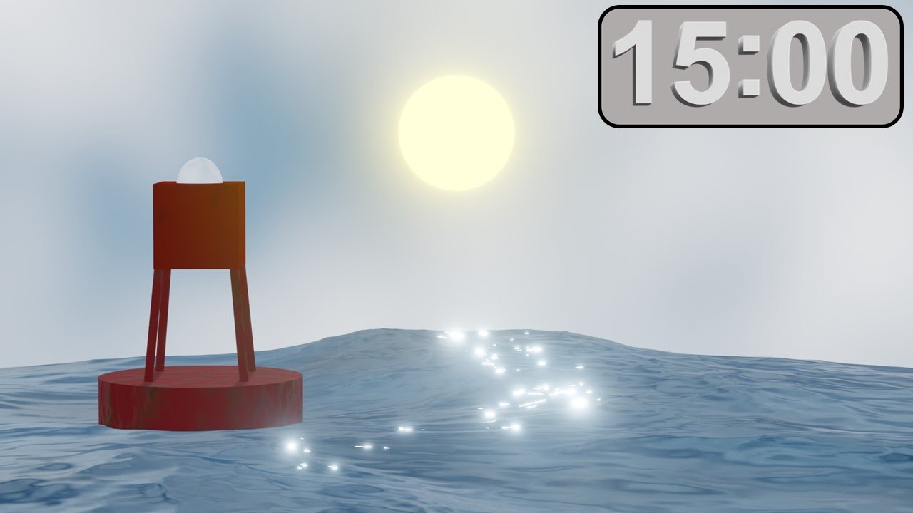 15 Minute Timer  - Ocean Waves