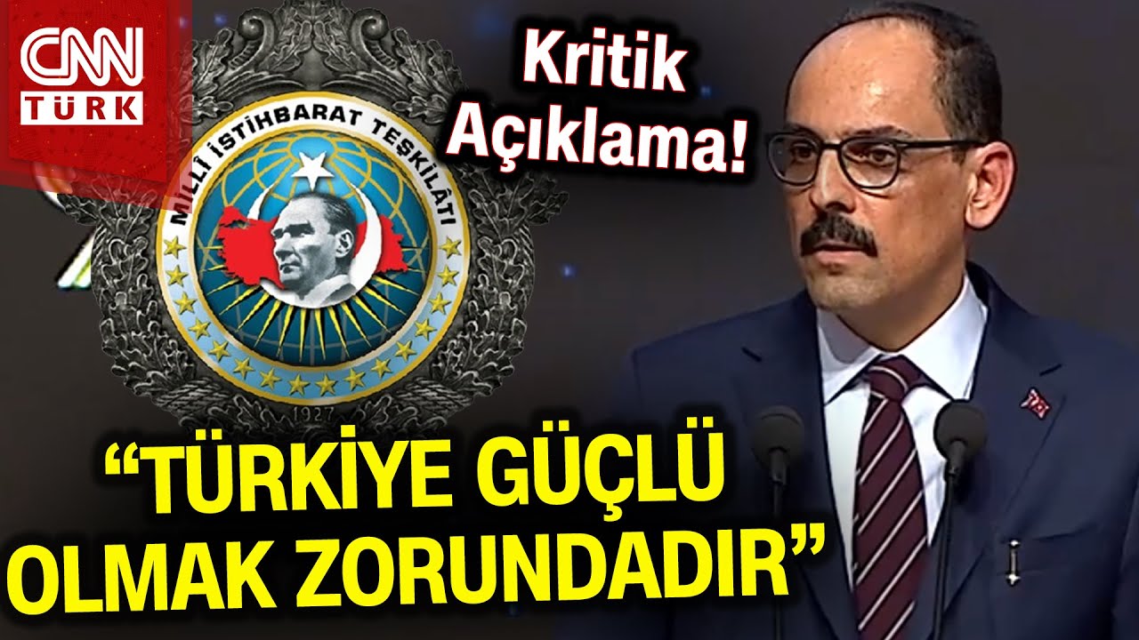 SON DAKİKA!🚨MİT Başkanı İbrahim Kalın'dan Çok Net Mesaj! 