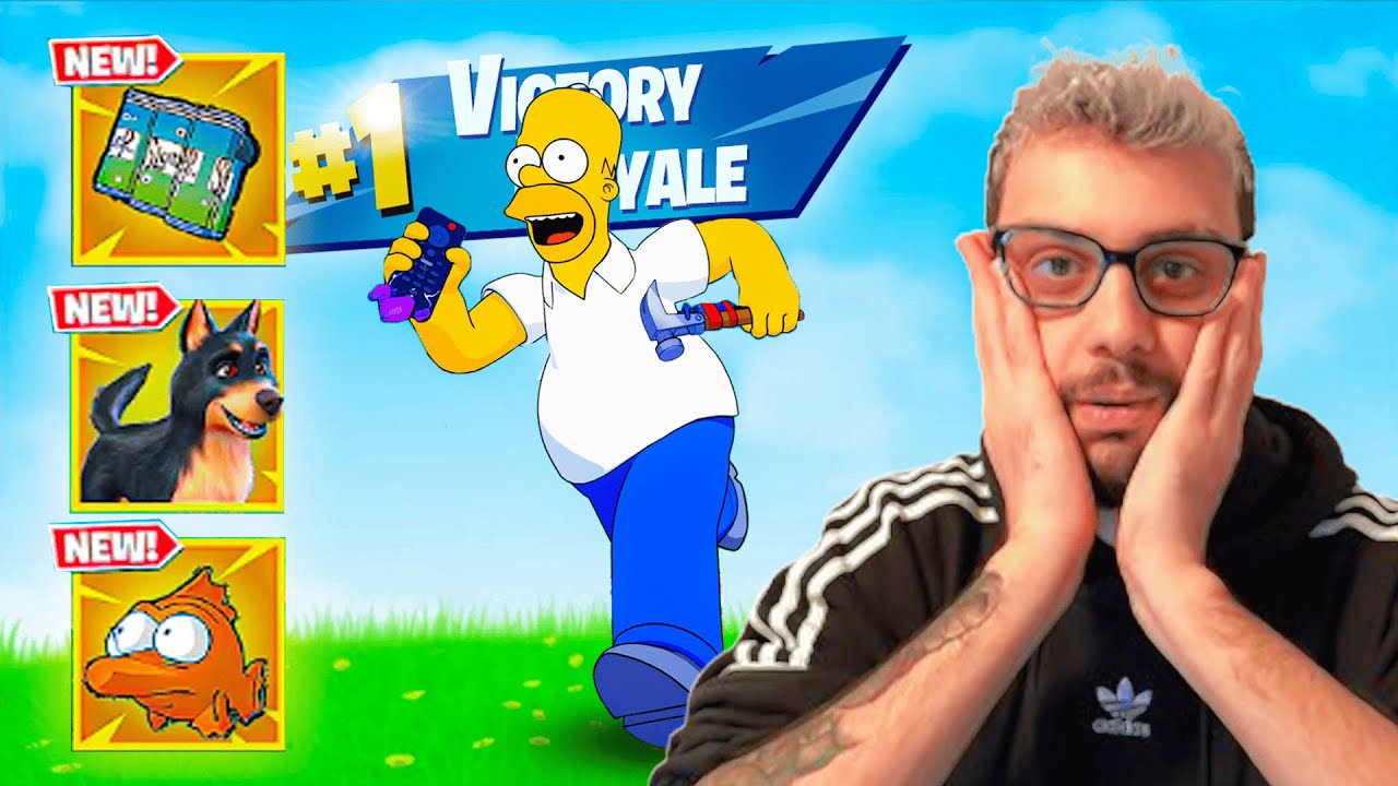 NUOVA STAGIONE di FORTNITE a tema SIMPSON! &egrave; PAZZESCA!