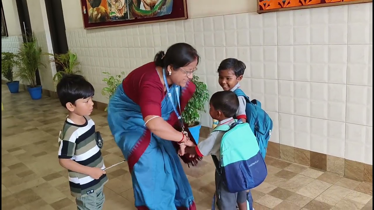 First day at school both sister gopika and sneha..10/03/2026🏫🎒...