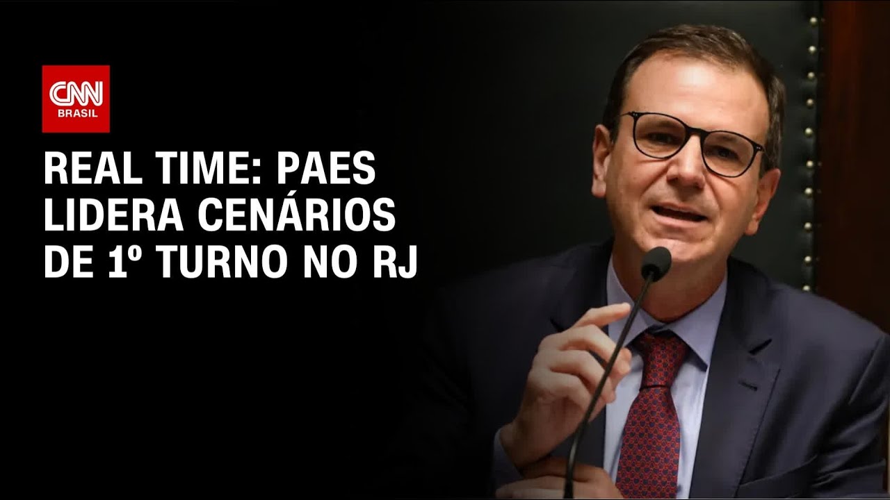 Real Time Big Data: Paes lidera cenários de primeiro turno no RJ | CNN NOVO DIA