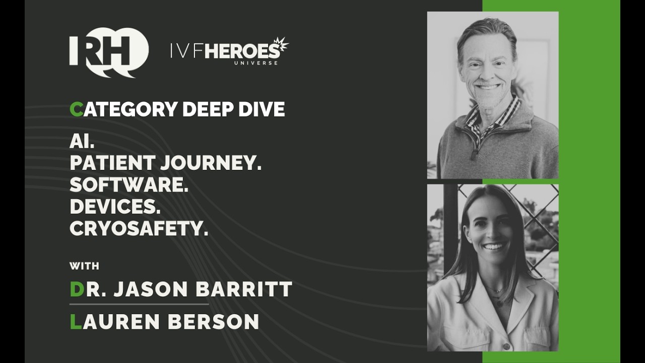 Category Deep Dive: AI, Patient Journey, Software, Devices, Cryosafety.