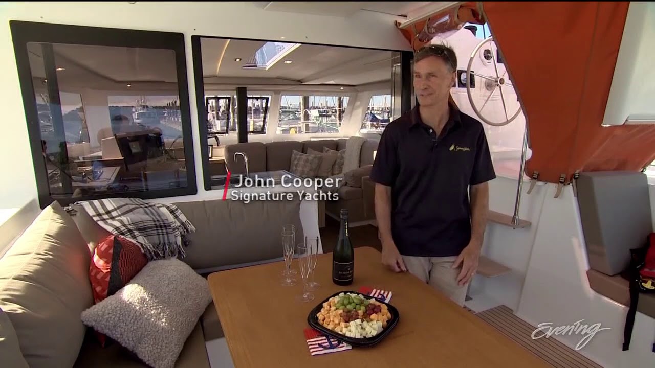 A tour of Evening's brand new catamaran