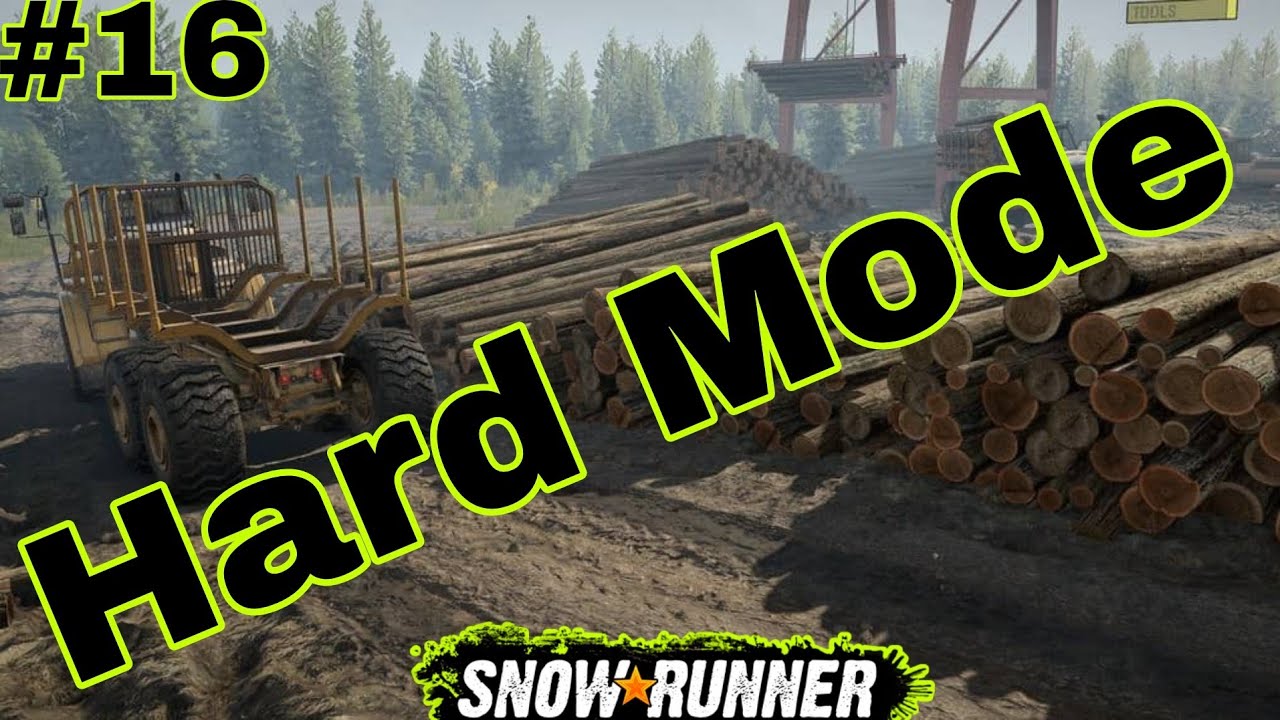 SNOWRUNNER MODO DIFÍCIL EP16 | CONTRATO MADEIRA PARA OS LOCAIS PARTE 2 | TORAS LONGAS.
