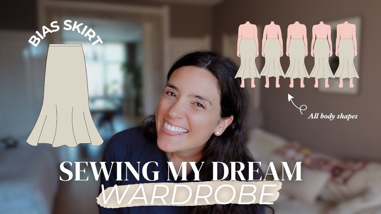 Sewing a Bias Cut Silky Skirt | My Dream Wardrobe | For All Body Shapes