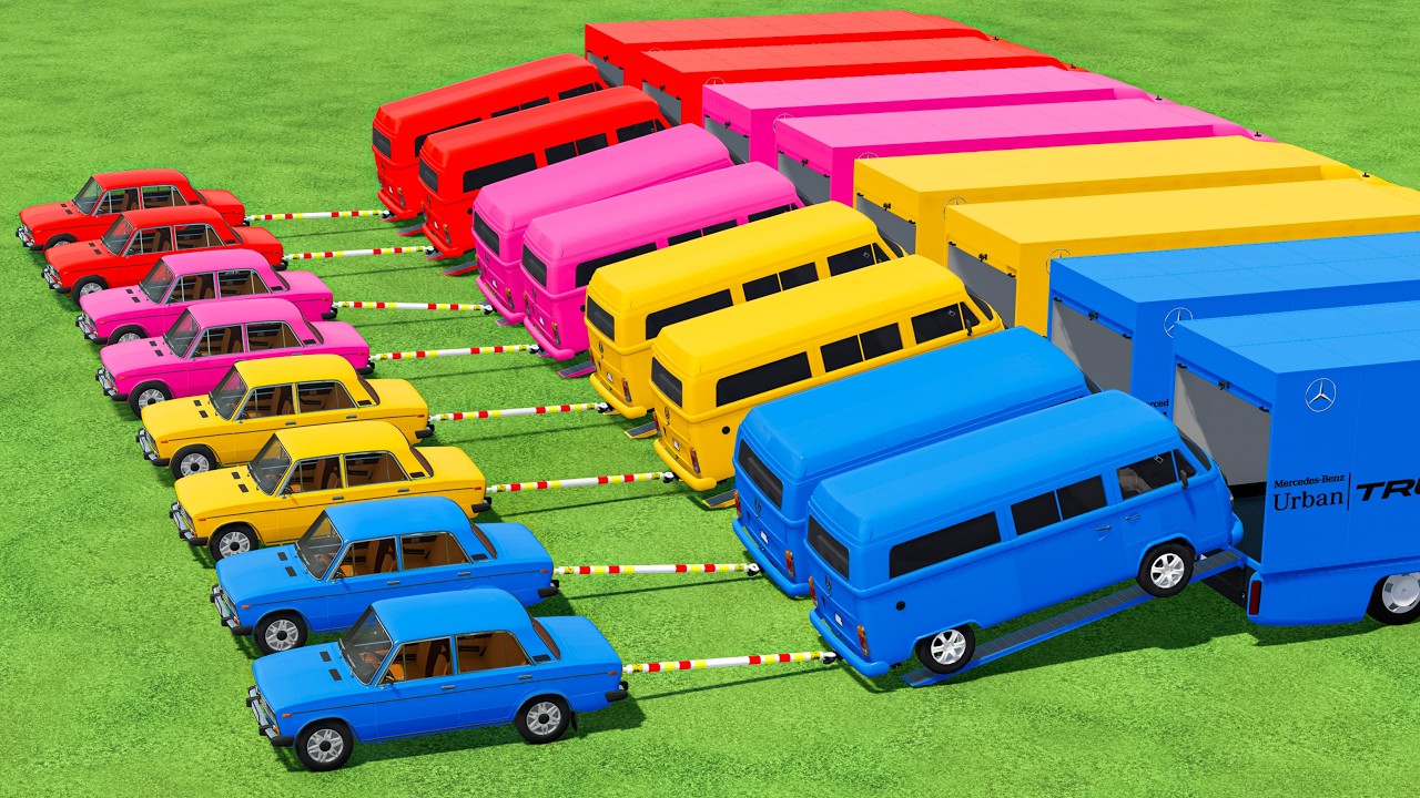 Towing Work - Tow Mini Ven With Car & Transport In Fs22 | Farming Simulator 22 