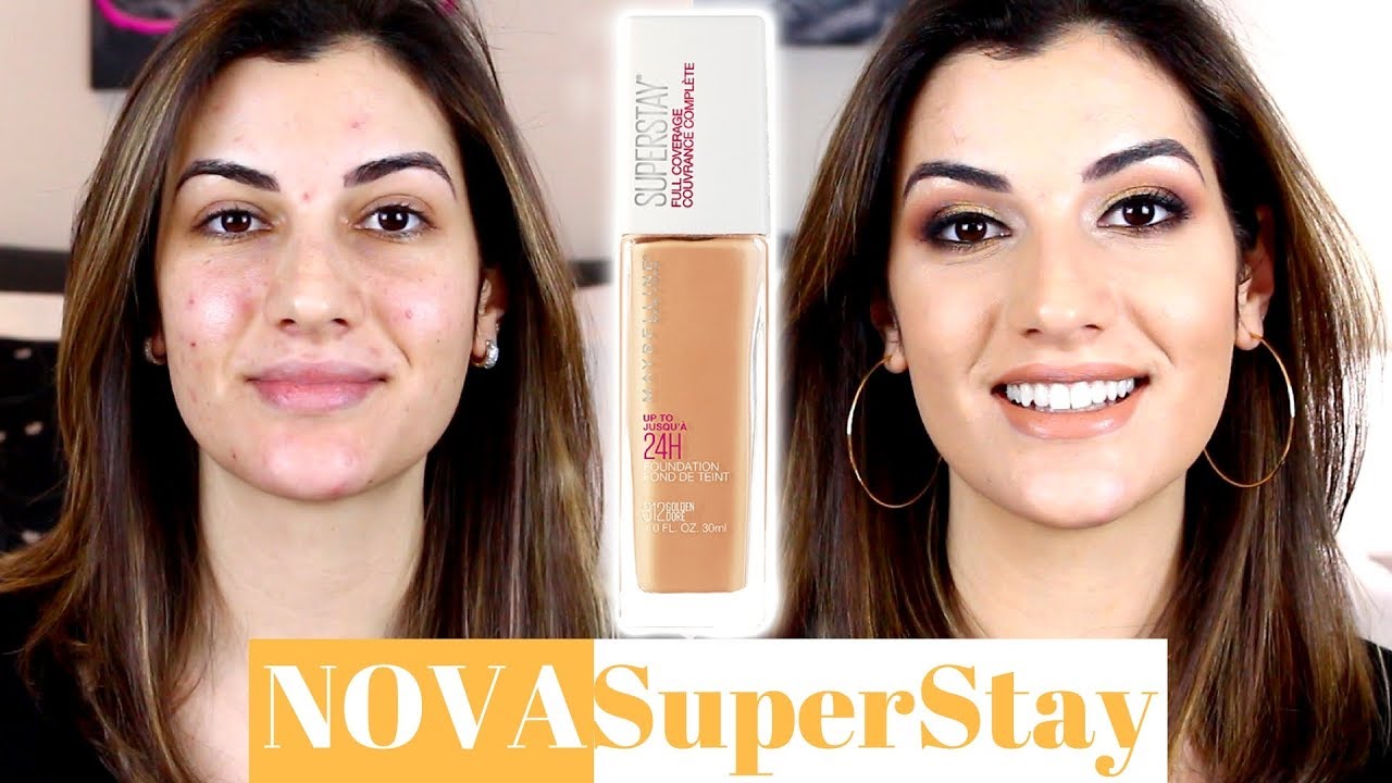 NOVA BASE SUPERSTAY MAYBELLINE | TESTE DE DURAÇÃO EM PELE OLEOSA E ACNEICA | MAY DANCINI