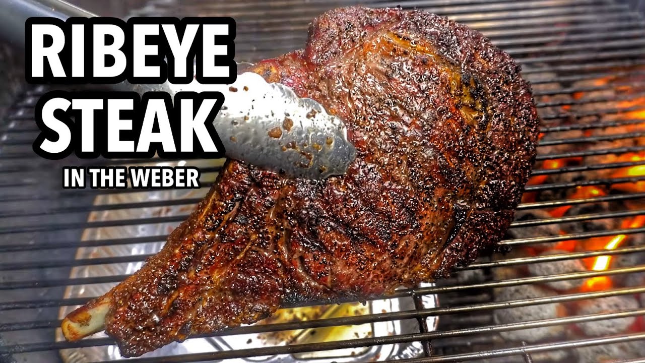 Как обжарить стейк рибай в Weber