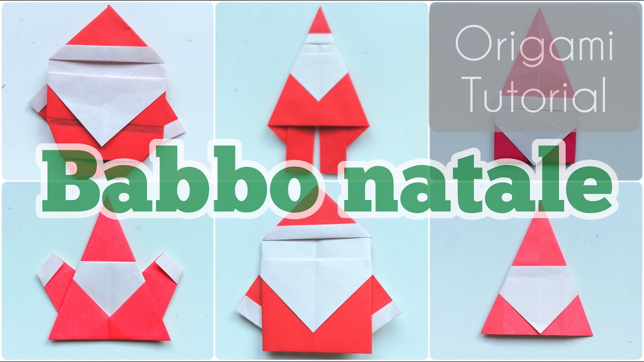Origami Babbo Natale