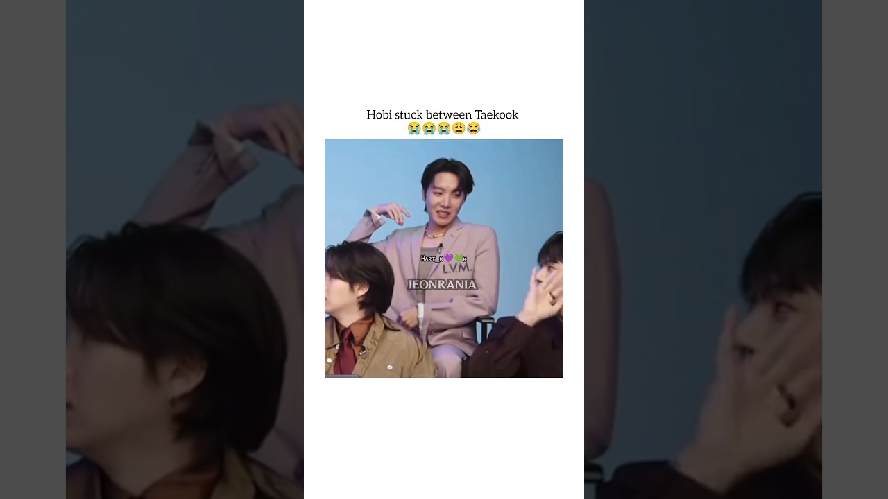 biedny Hobi utknął pomiędzy Taekook 😭😭😭😫😂#taekook#shortvideo