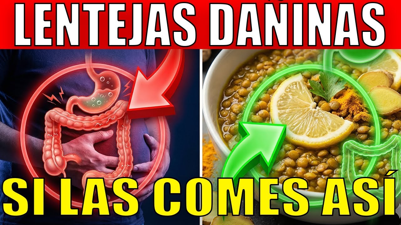 90% cocina lentejas MAL y provoca gases, inflamación y cansancio