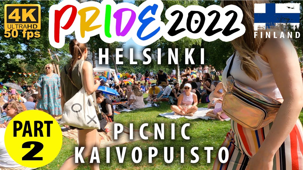 PRIDE 2 🌈 HELSINKI KAIVOPUISTO PICNIC 2022 ❤️ Free Public Summer Event in Finland🇫🇮 Summer Festival