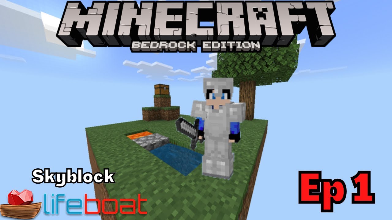 Starting Skyblock as beginner | Lifeboat Skyblock Ep 1