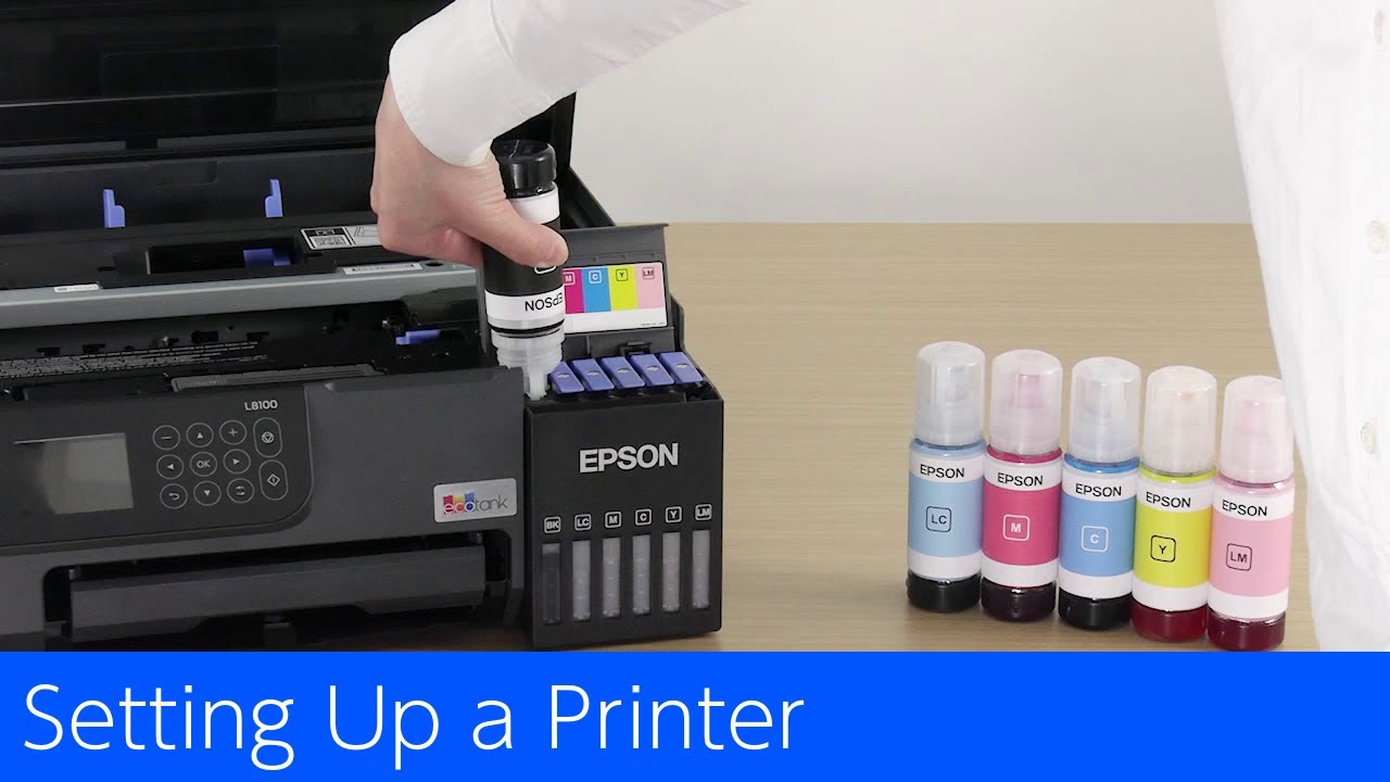 L8100 - Setting Up a Printer