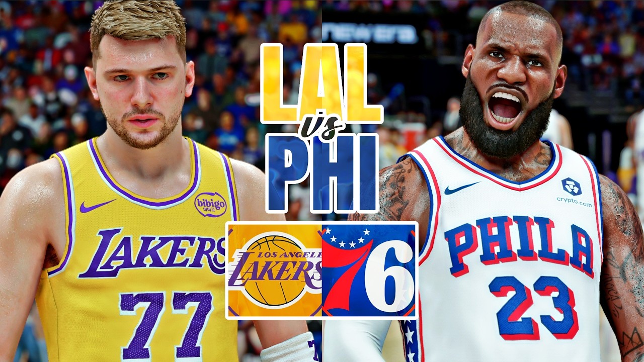 ОБНОВЛЕННЫЕ 76ERS против ОБНОВЛЕННЫХ LAKERS | NBA 2K26 (PS5 PRO) [4K60]