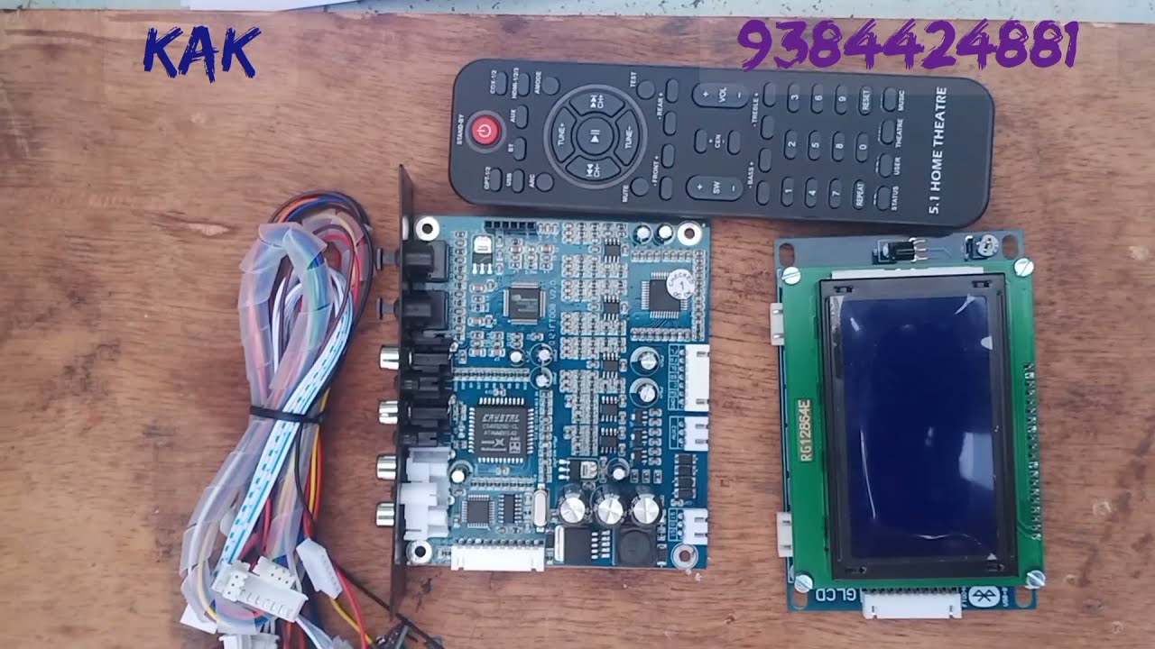 DSP V-2 5.1 remote kit dolby dts and HDMI aux1&2 cox1&2📞9384424881