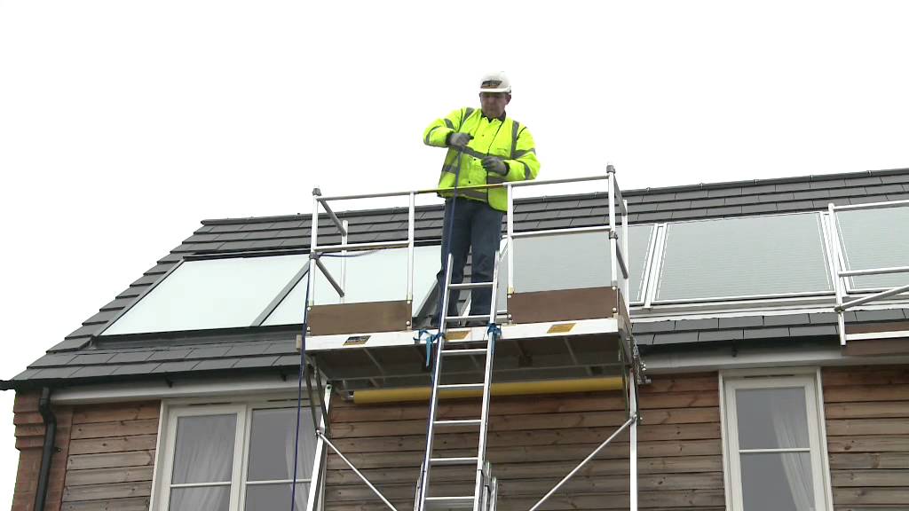 easi dec solar panel bridging ladder training