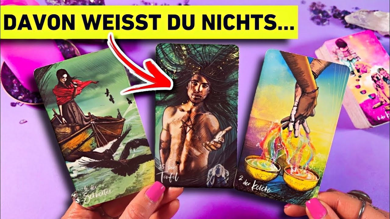 ACHTUNG 😳 eine Situation mit JEMANDEM scheint AUSSICHTSLOS doch das gehört zum PLAN... Tarot Orakel