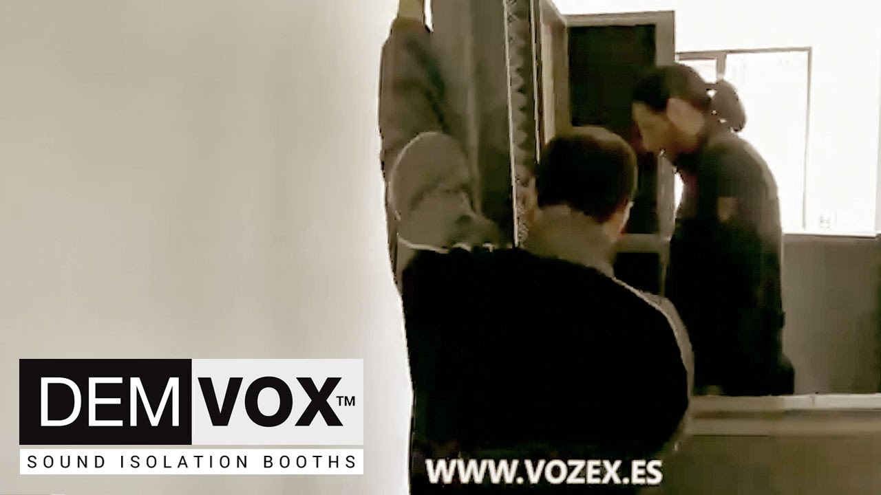DEMVOX&trade; Assembly ECO300 Sound Isolation Booth by VOZEX