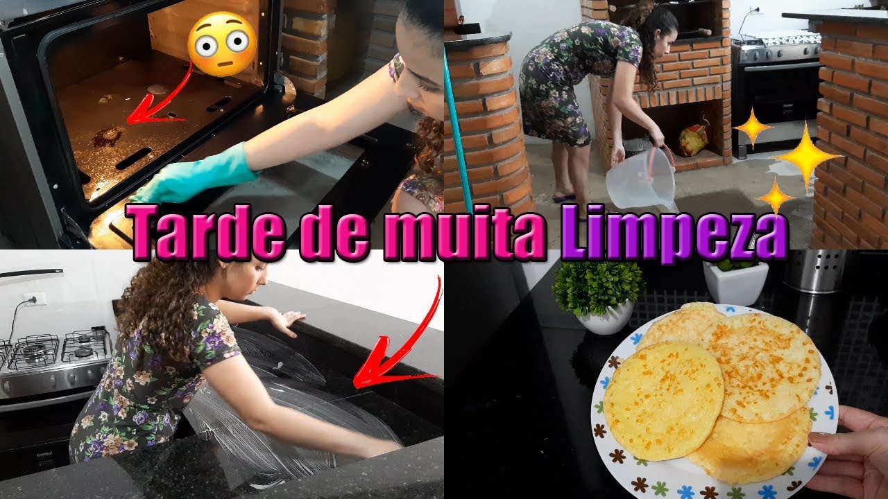 Faxinei o fogão, limpei bancadas, lavei panos de prato, PÃO DE QUEIJO DE FRIGIDEIRA