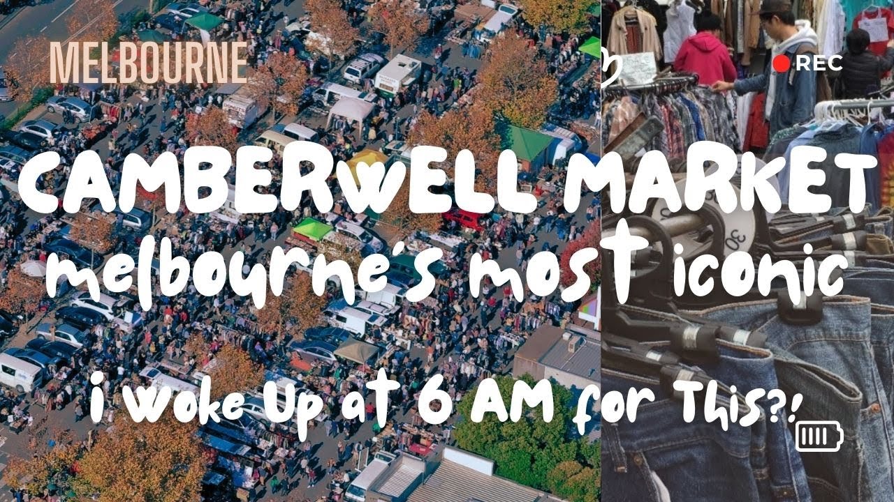 Melbourne's MOST ICONIC Sunday market - I Woke Up at 6 AM for This! Camberwell Market TREASURE HUNT!