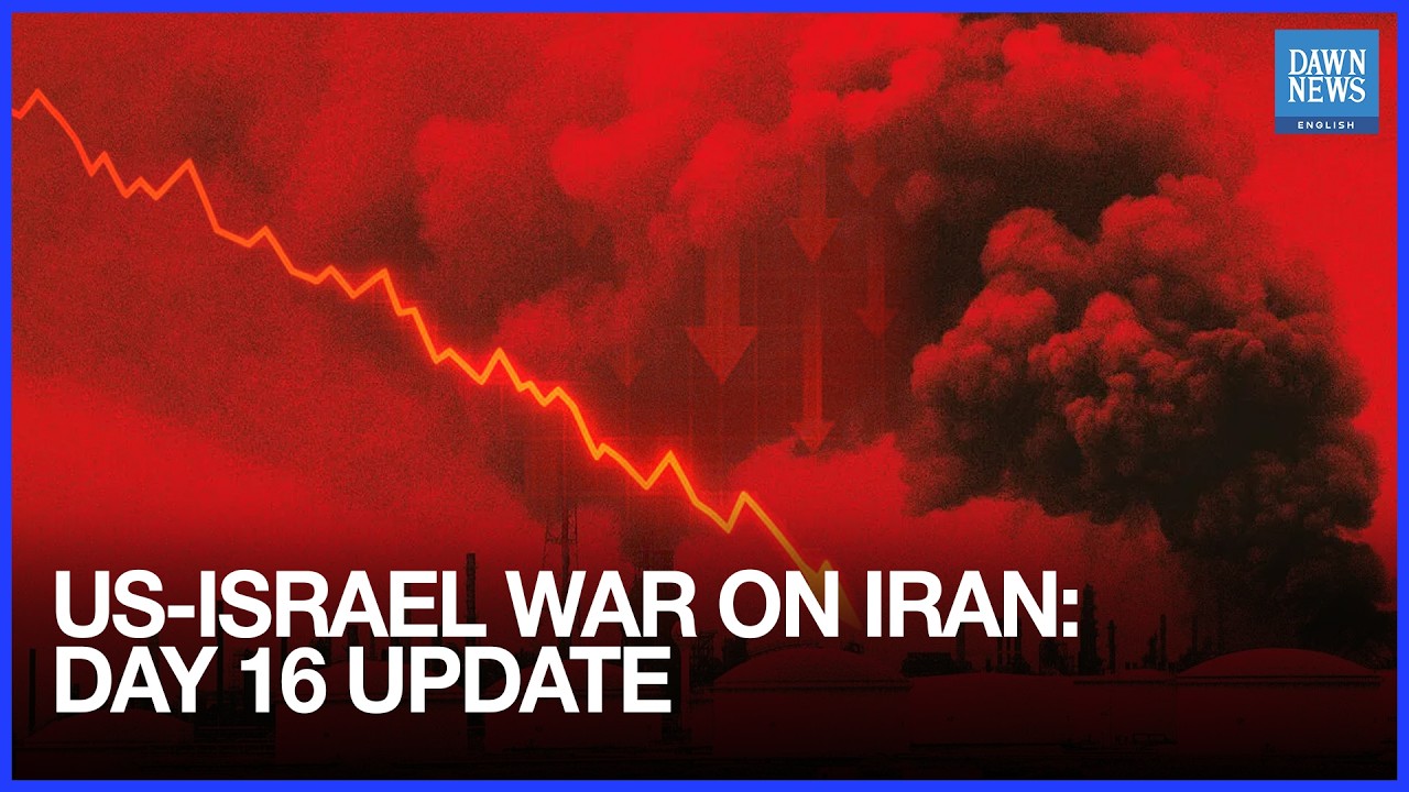 US-Israel War On Iran | Day 16 Update: Children Killed, Hormuz Crisis Deepens | Dawn News English