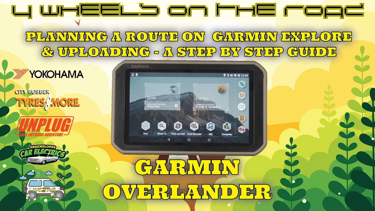 Garmin Overlander I Planning A Route & Collection On Garmin Explore & Uploading - Step By Step
