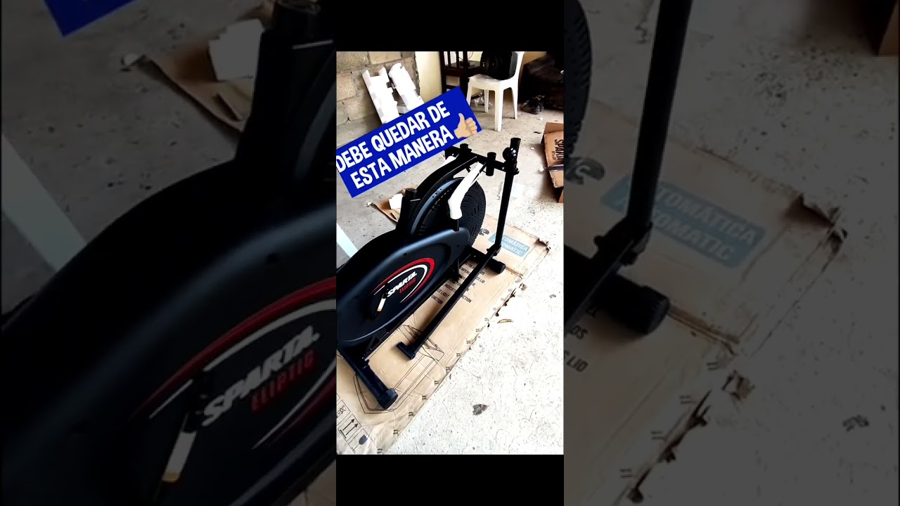 Cómo armar una Bicicleta De Ejercicio Eliptica Sparta Fitness Elip1 de Mercado libre📦😉