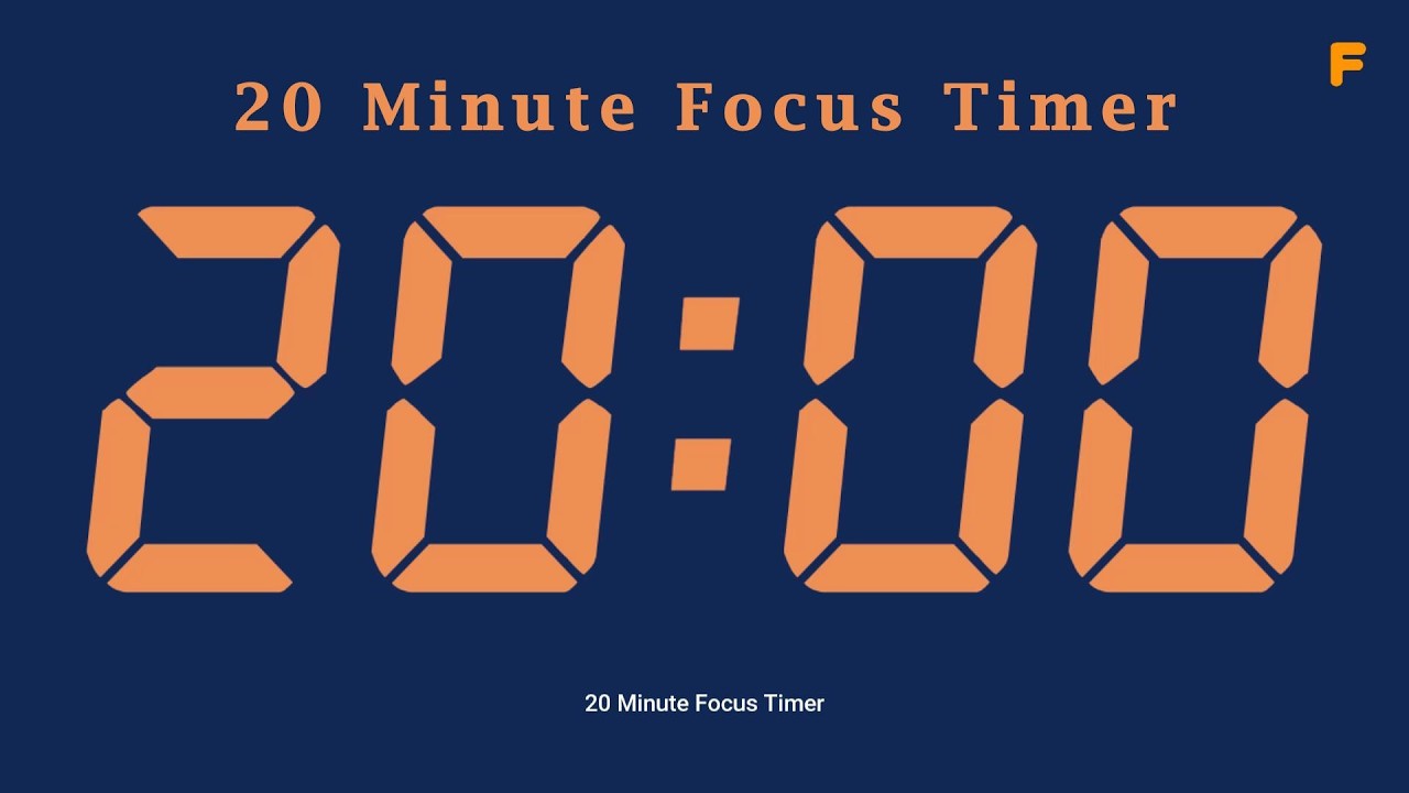 20 Minute Focus Timer