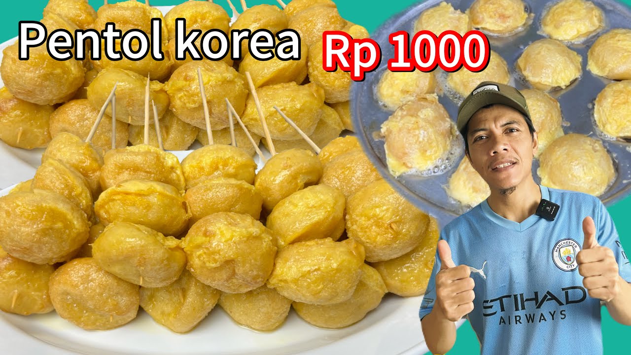 Cara Buat Pentol Korea harga 1000an || ide jualan kekinian