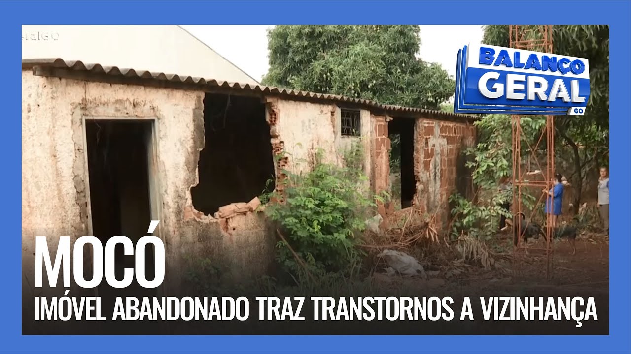 MOC&Oacute;: IM&Oacute;VEL ABANDONADO TRAZ TRANSTORNOS A VIZINHAN&Ccedil;A