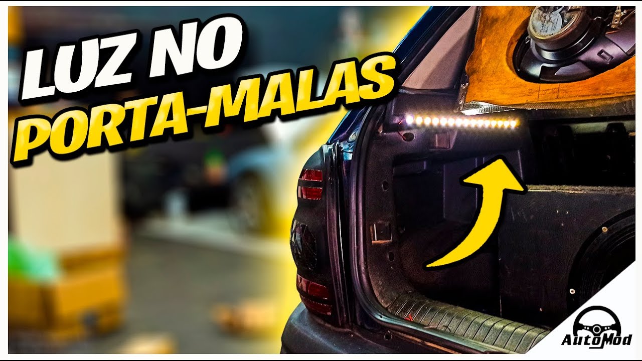 COMO INSTALAR LUZ DE PORTA MALAS NO CORSA