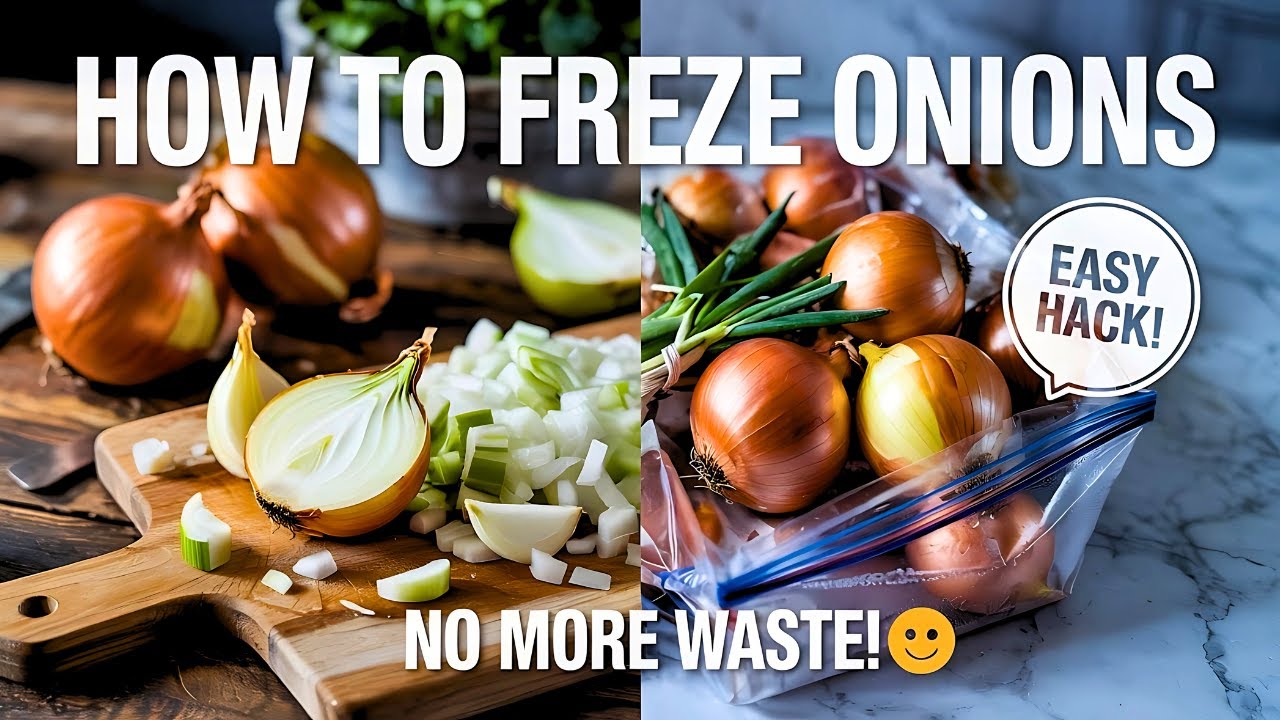 How to Freeze Onions and Keep Them Fresh for Months!