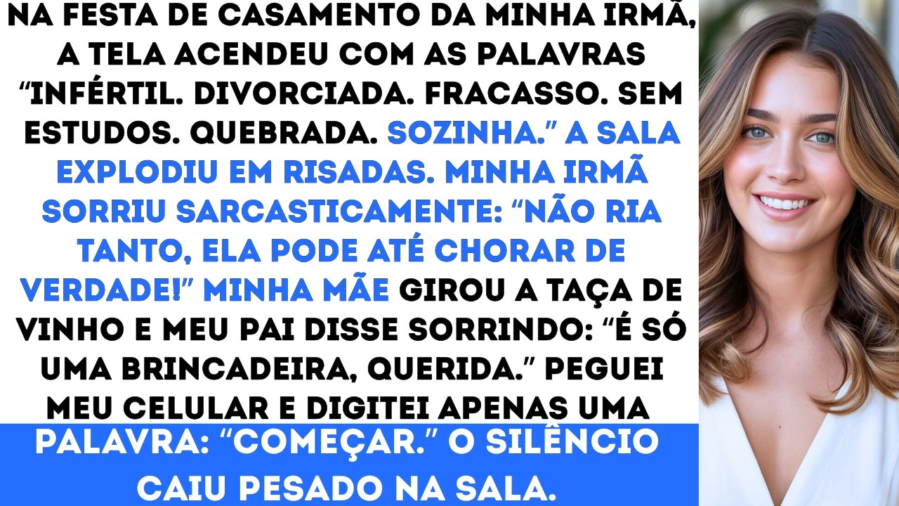 “Meus Pais Me Chamaram de Vergonha da Família No Casamento da Minha Irmã — Uma Mensagem Mudou Tudo”