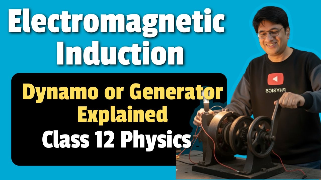 Dynamo or Generator Explained | Class 12 Physics Chapter 6 | Working, Principle and Diagram Tutorial
