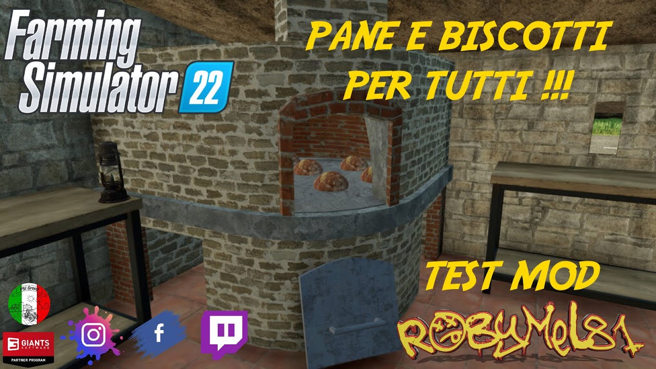 Pane e Biscotti per tutti (Oven For Cookie And Bread) ➤ TEST MOD (Console/Pc) ➤ FARMING SIMULATOR 22
